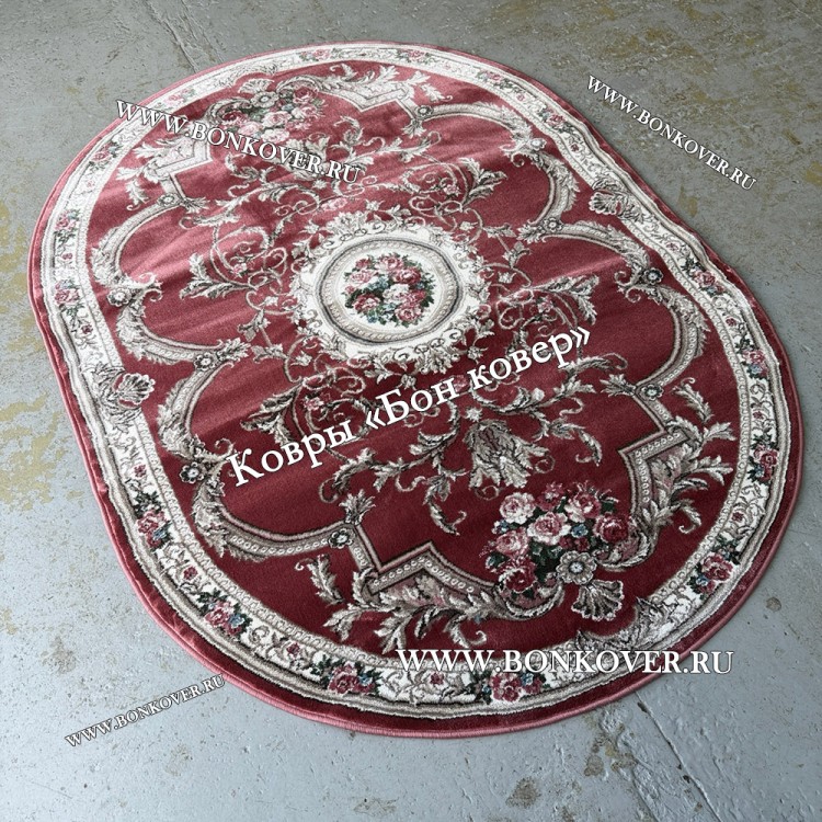 Овальный Ковер Медальон Дизайн 30857
